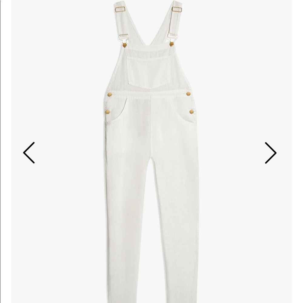 WeWoreWhat Basic Linen Overalls BRAND NEW!